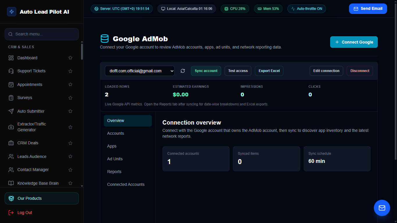 Google AdMob Mobile App Advertising Monetization Screenshot