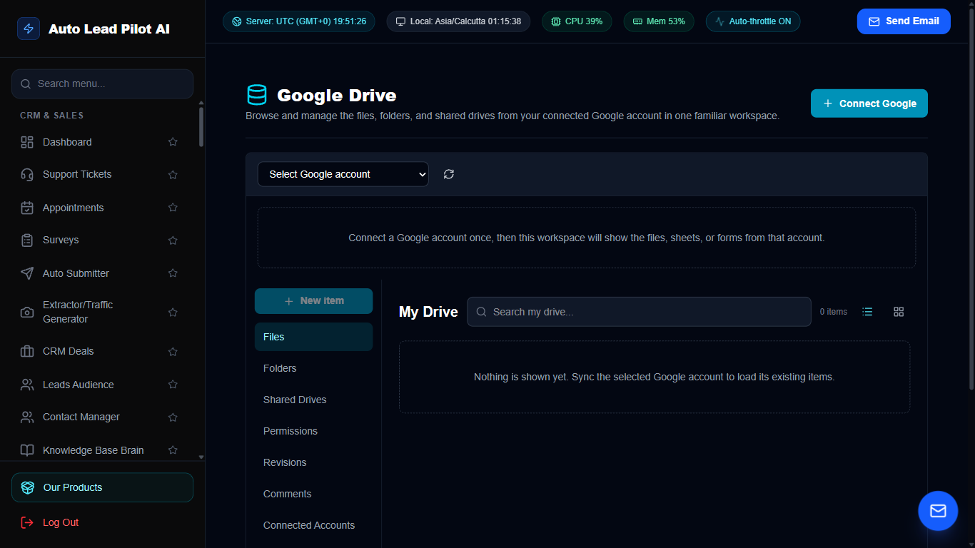 Google Drive Cloud Asset Management & File Storage Screenshot