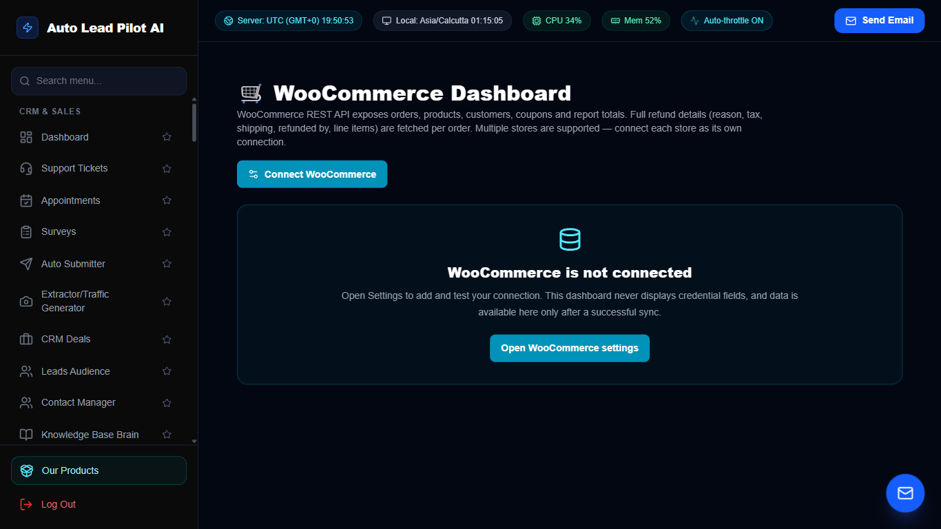 WooCommerce Store Bi-Directional Synchronization Screenshot