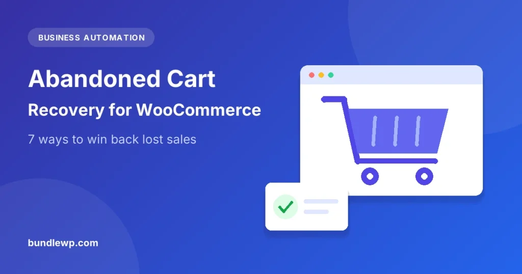 Abandoned Cart Recovery for WooCommerce